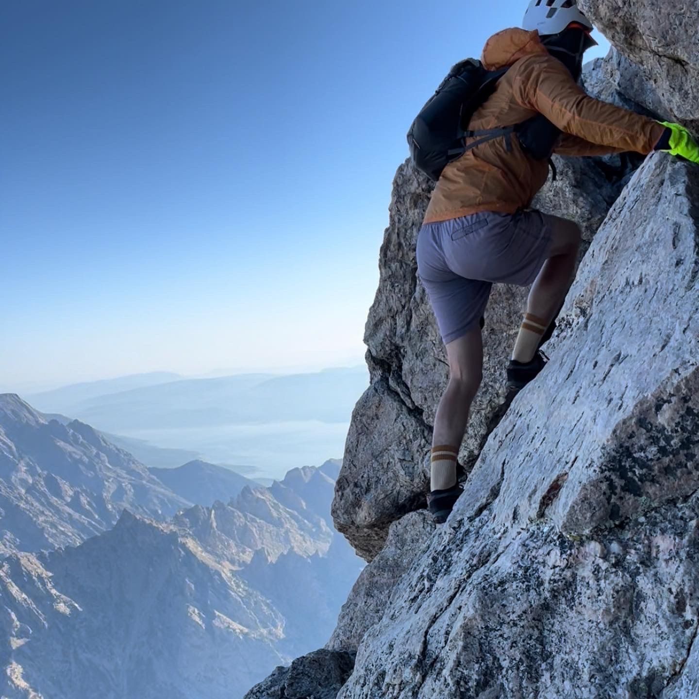 Grand Teton via Owen Spalding – Free Solo