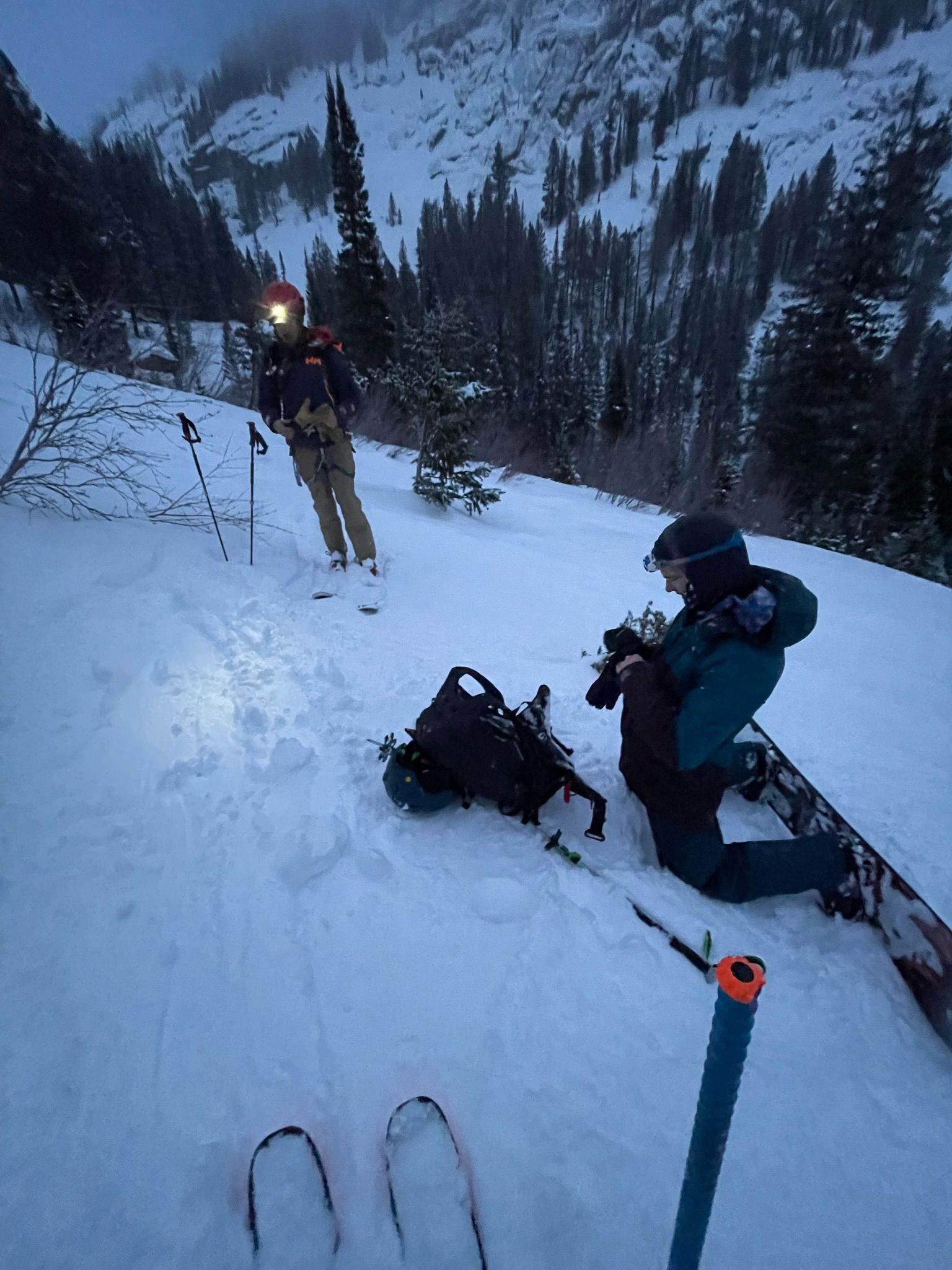 Apocalypse Couloir Ski Descent