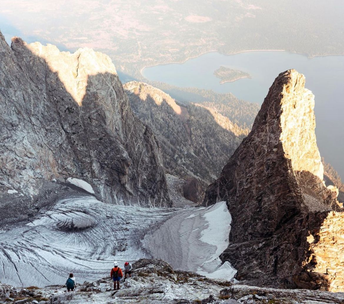 Hyalite Ice: Twin Falls Climb + Pinner Couloir Ski Tour