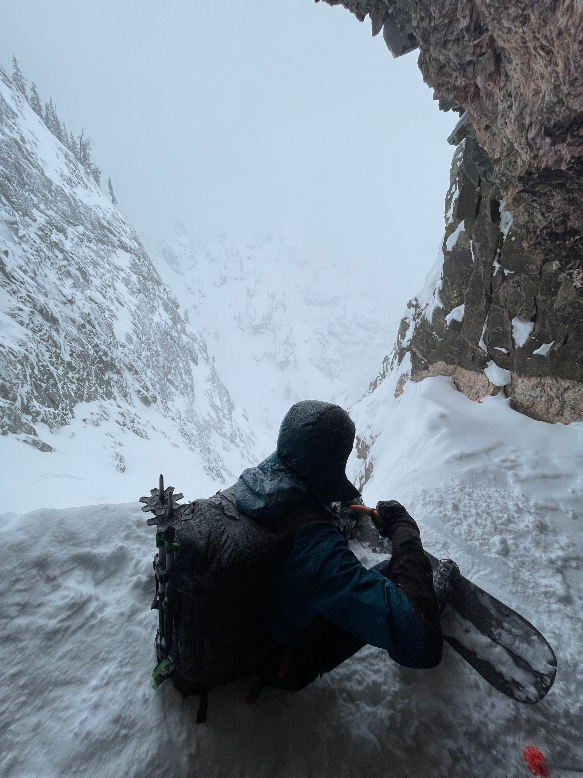 Apocalypse Couloir Ski Descent