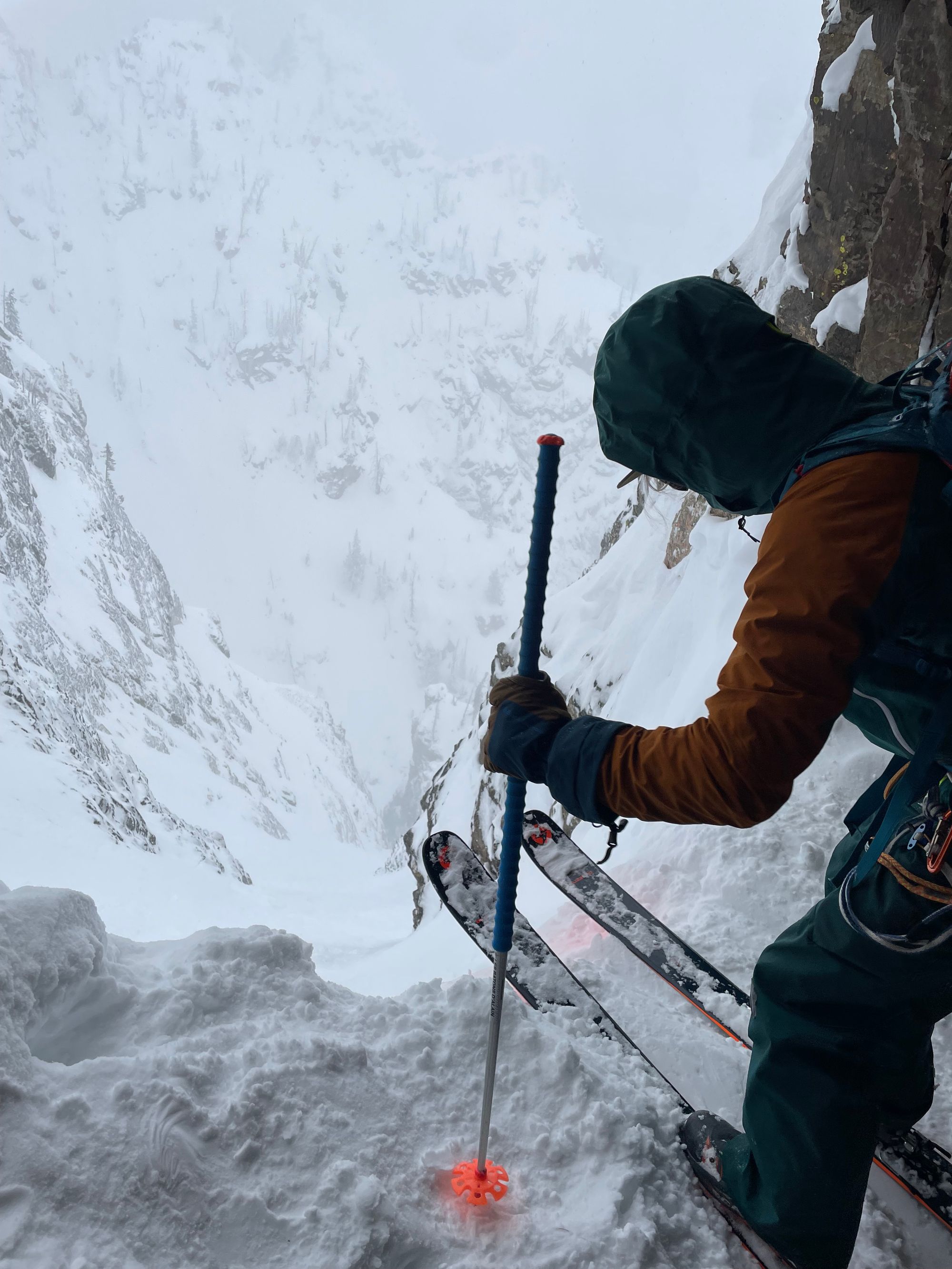 Apocalypse Couloir Ski Descent