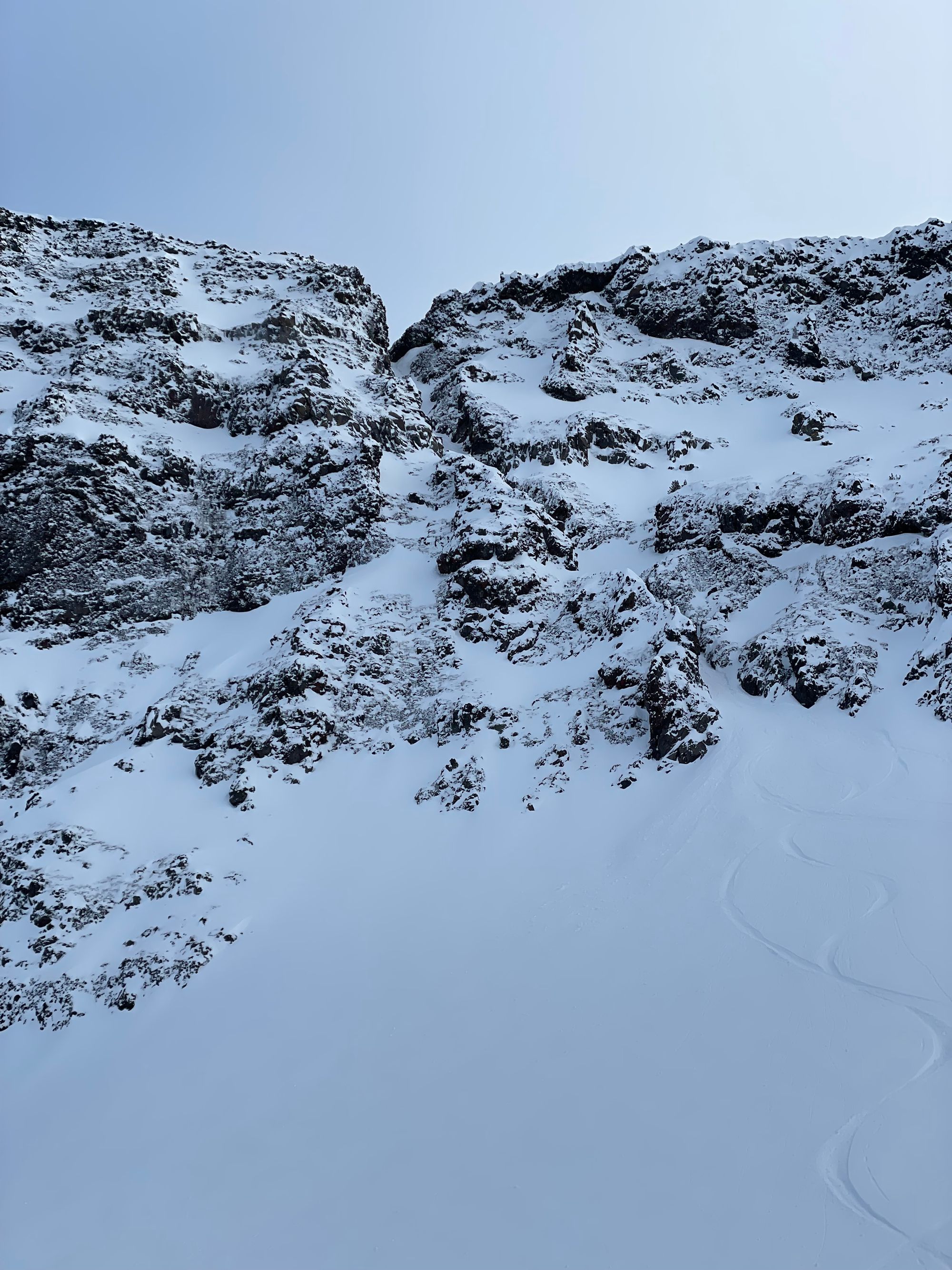 Hyalite Ice: Twin Falls Climb + Pinner Couloir Ski Tour