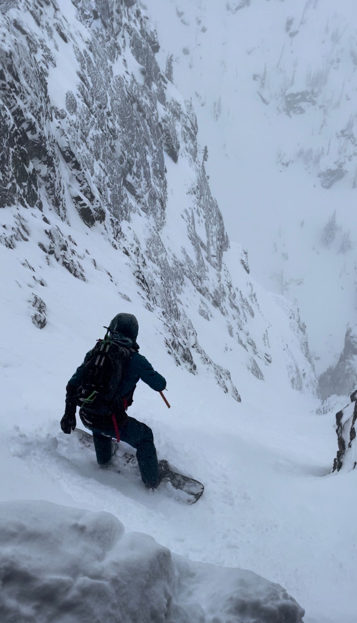 Apocalypse Couloir Ski Descent