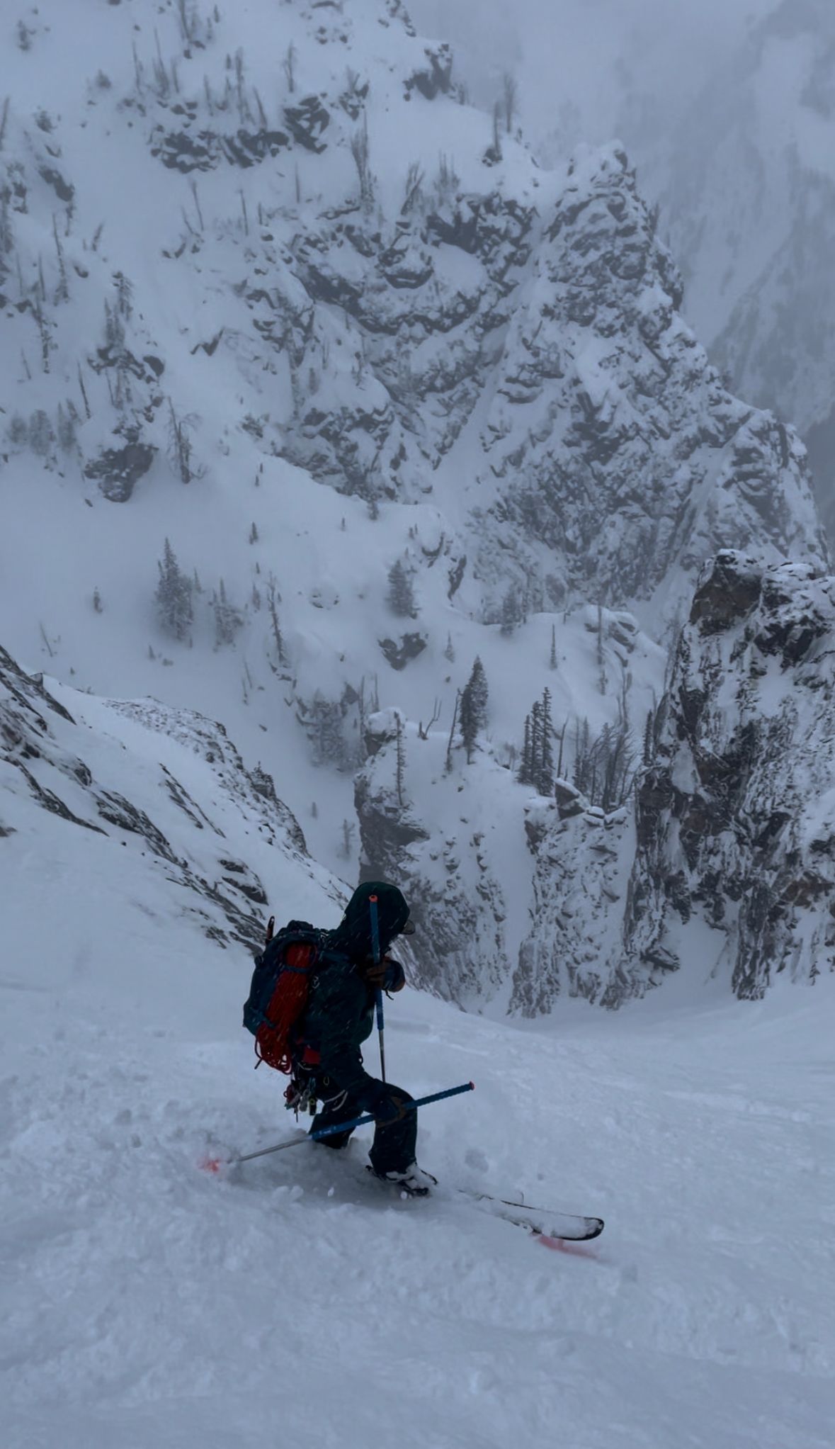 Apocalypse Couloir Ski Descent