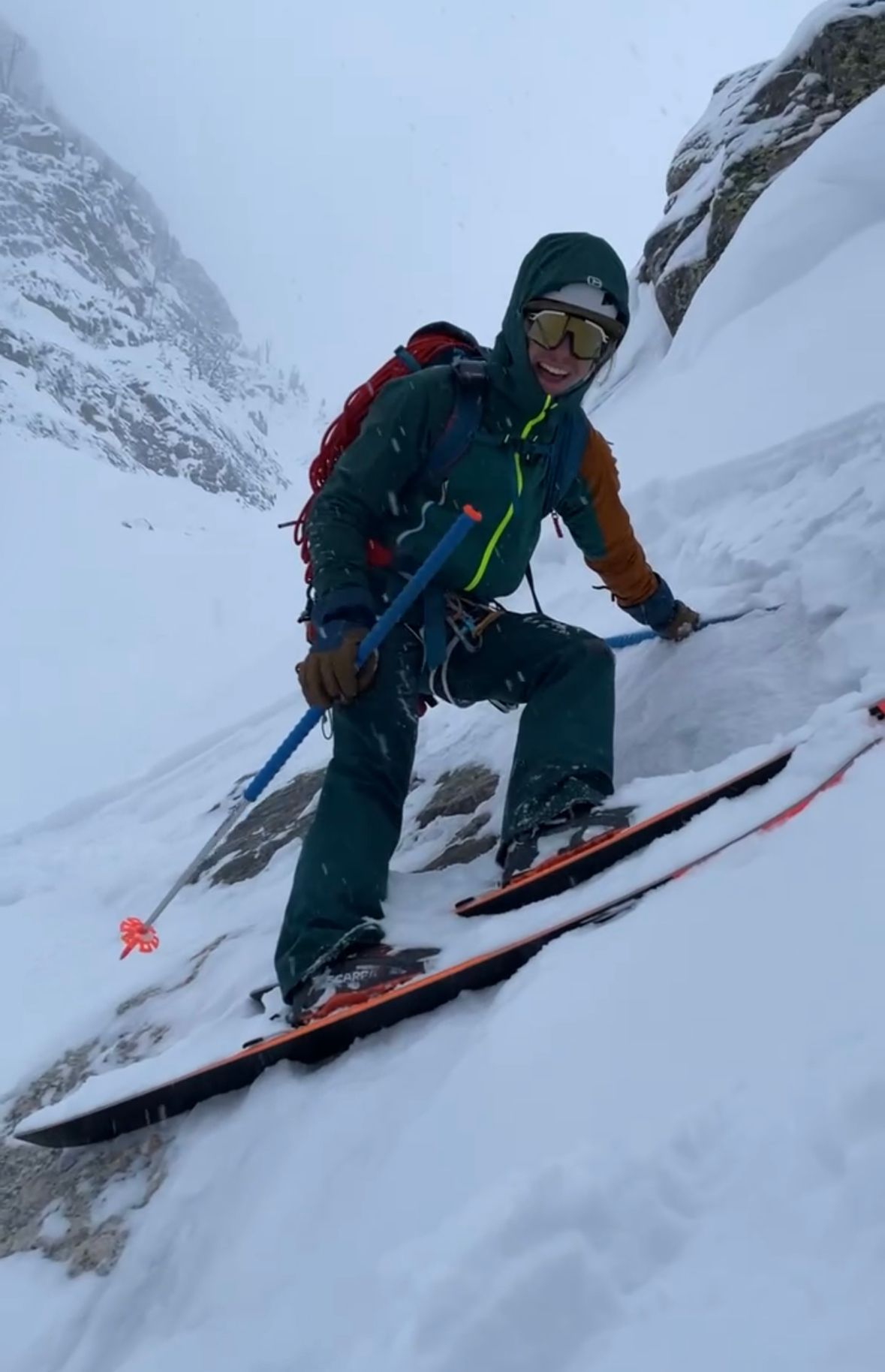 Apocalypse Couloir Ski Descent