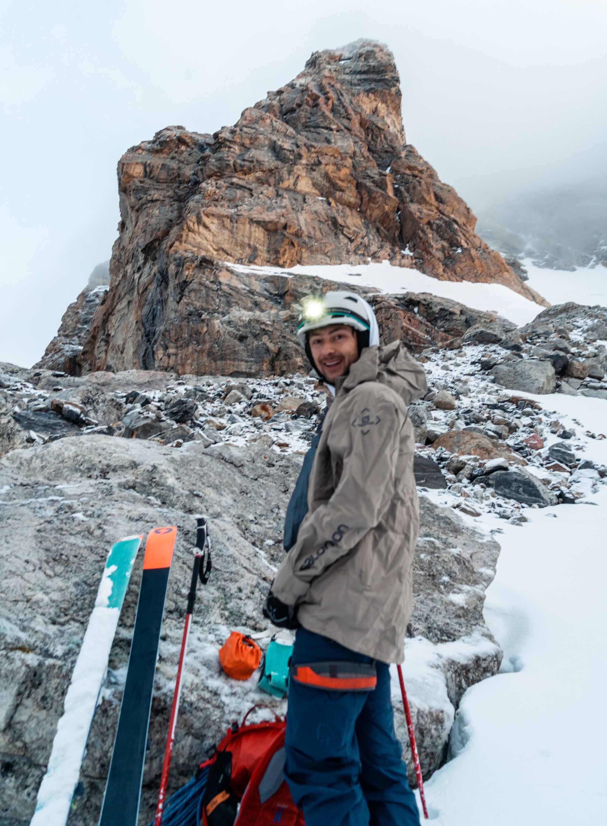 Grand Teton Ski Descent via Ford Stettner