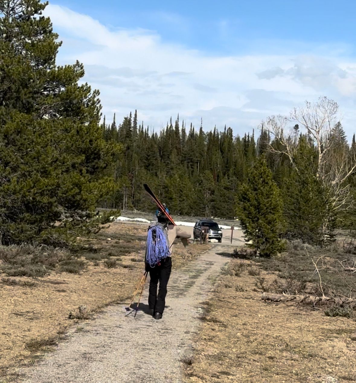 Grand Teton Ski Descent via Ford Stettner