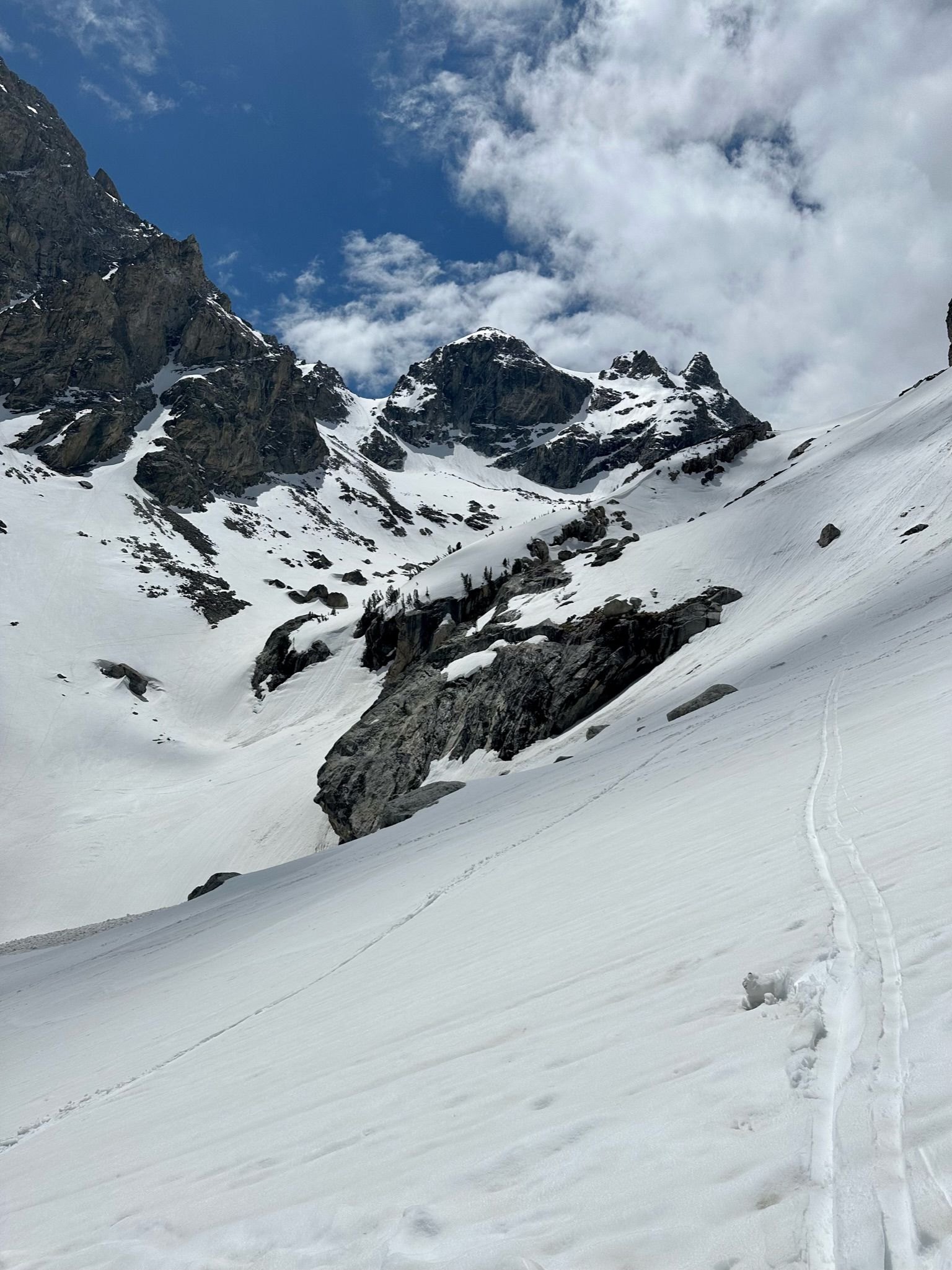 Grand Teton Ski Descent via Ford Stettner