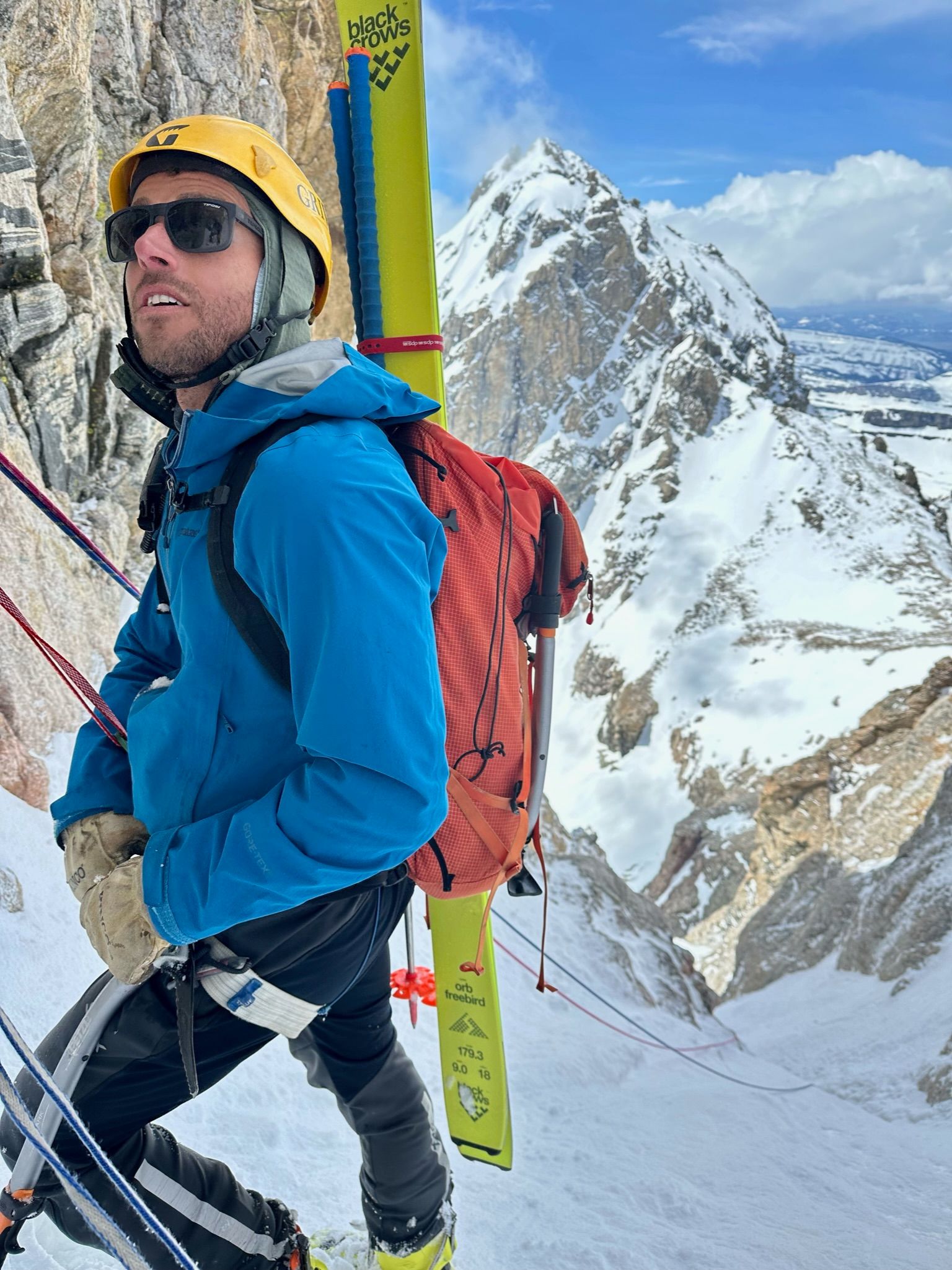 Grand Teton Ski Descent via Ford Stettner