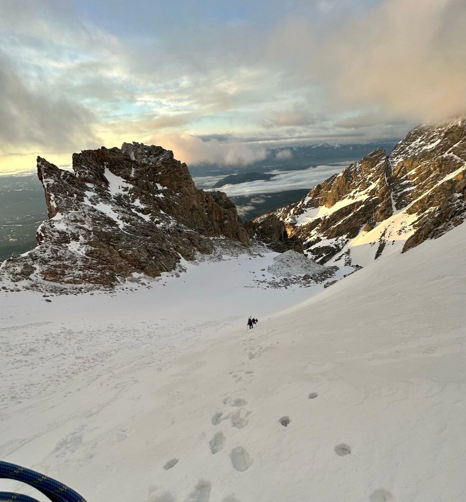 Grand Teton Ski Descent via Ford Stettner