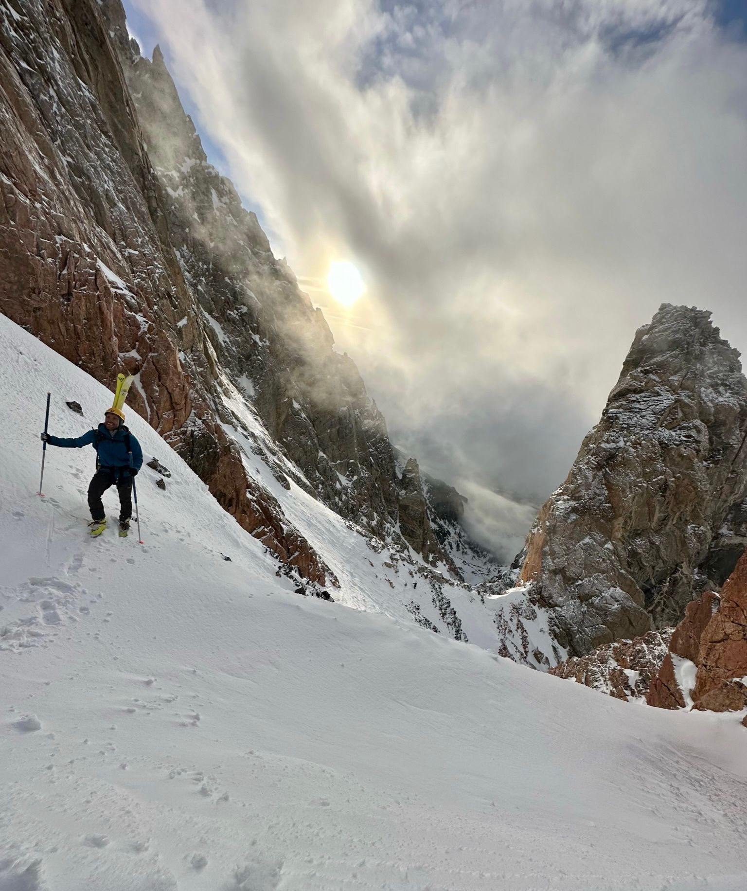 Grand Teton Ski Descent via Ford Stettner