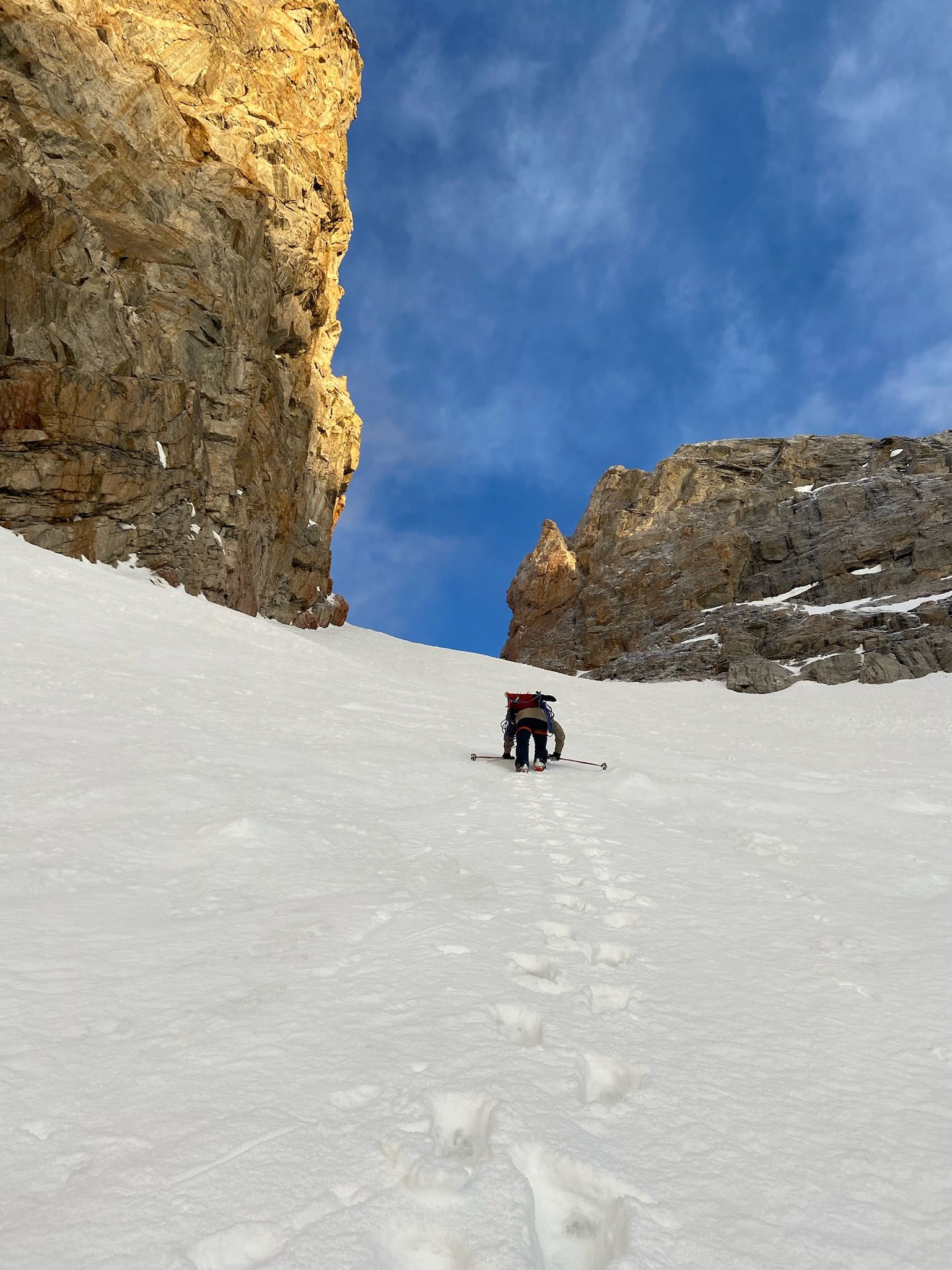 Grand Teton Ski Descent via Ford Stettner