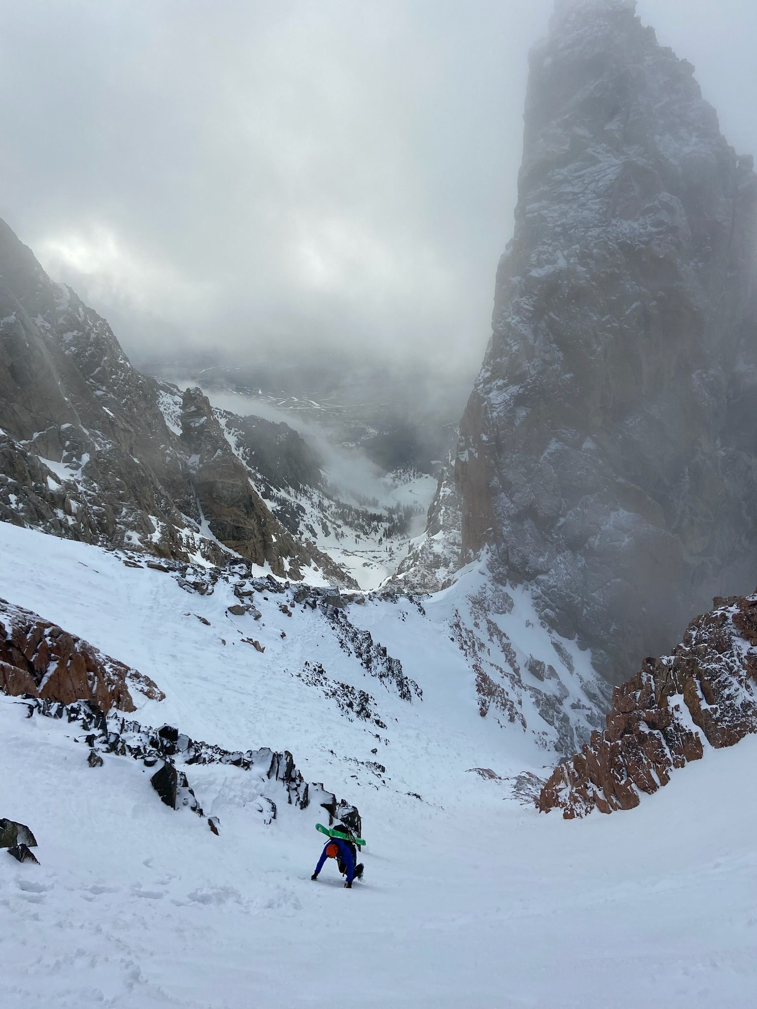 Grand Teton Ski Descent via Ford Stettner