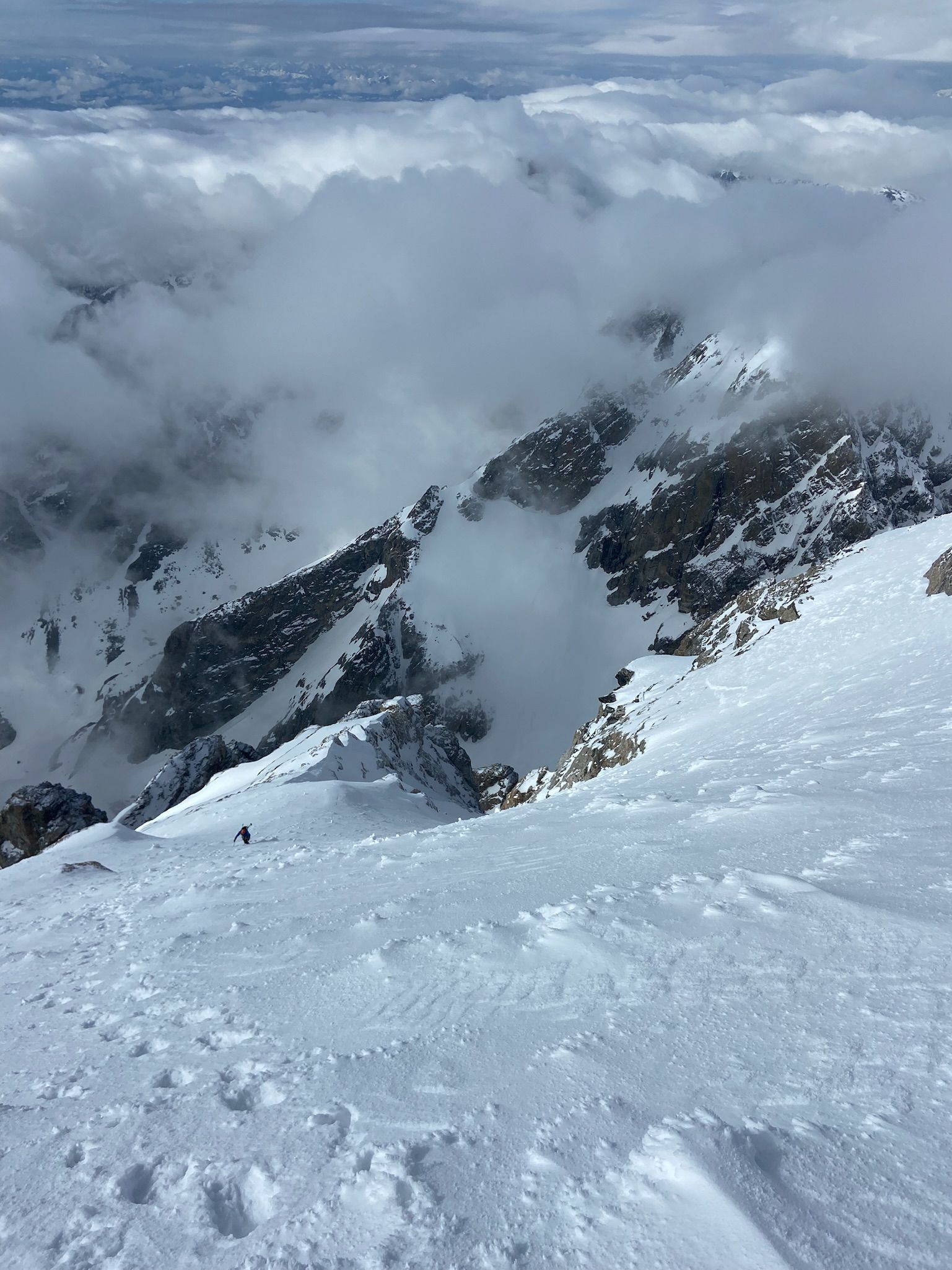 Grand Teton Ski Descent via Ford Stettner