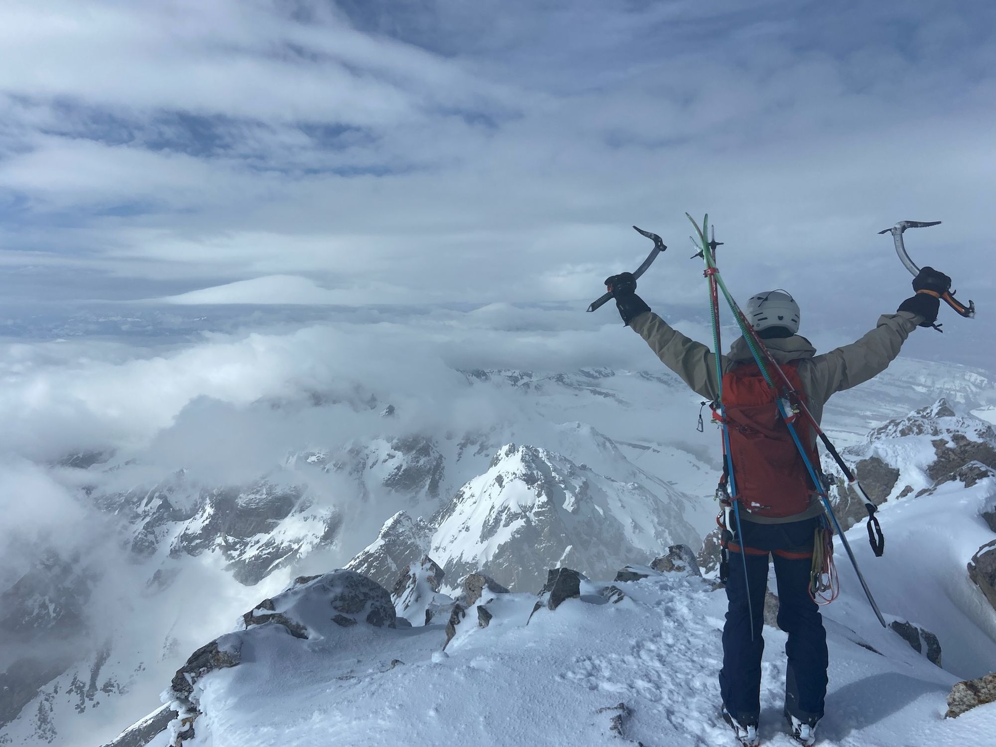 Grand Teton Ski Descent via Ford Stettner