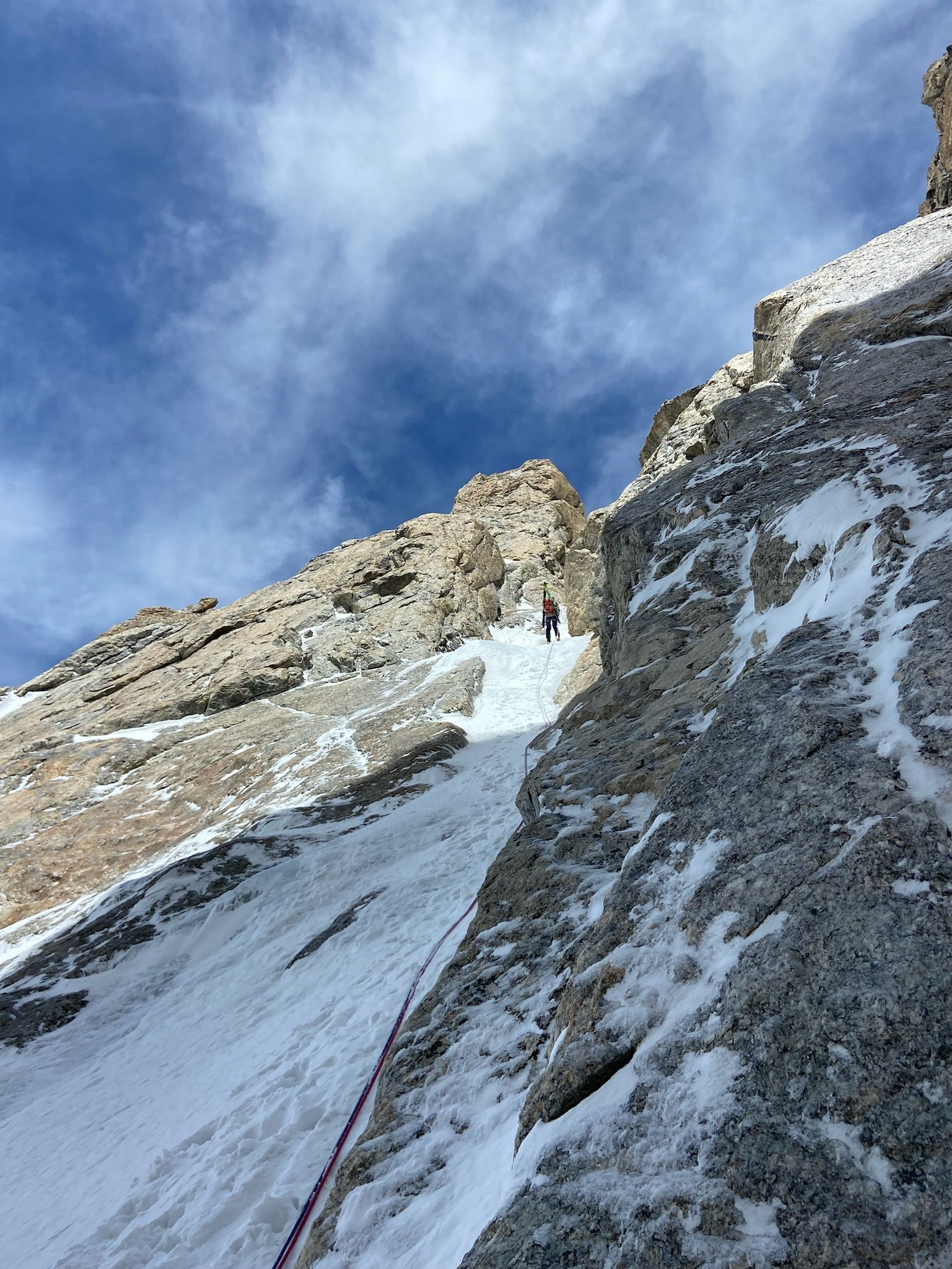 Grand Teton Ski Descent via Ford Stettner