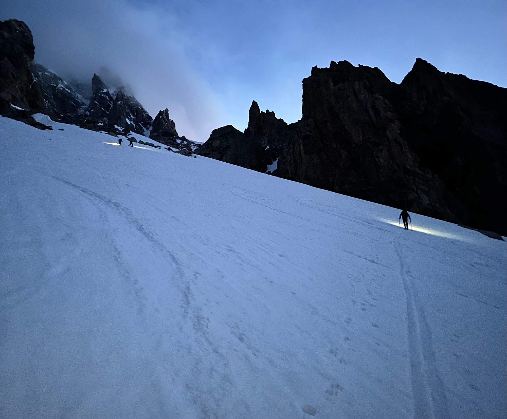 Grand Teton Ski Descent via Ford Stettner