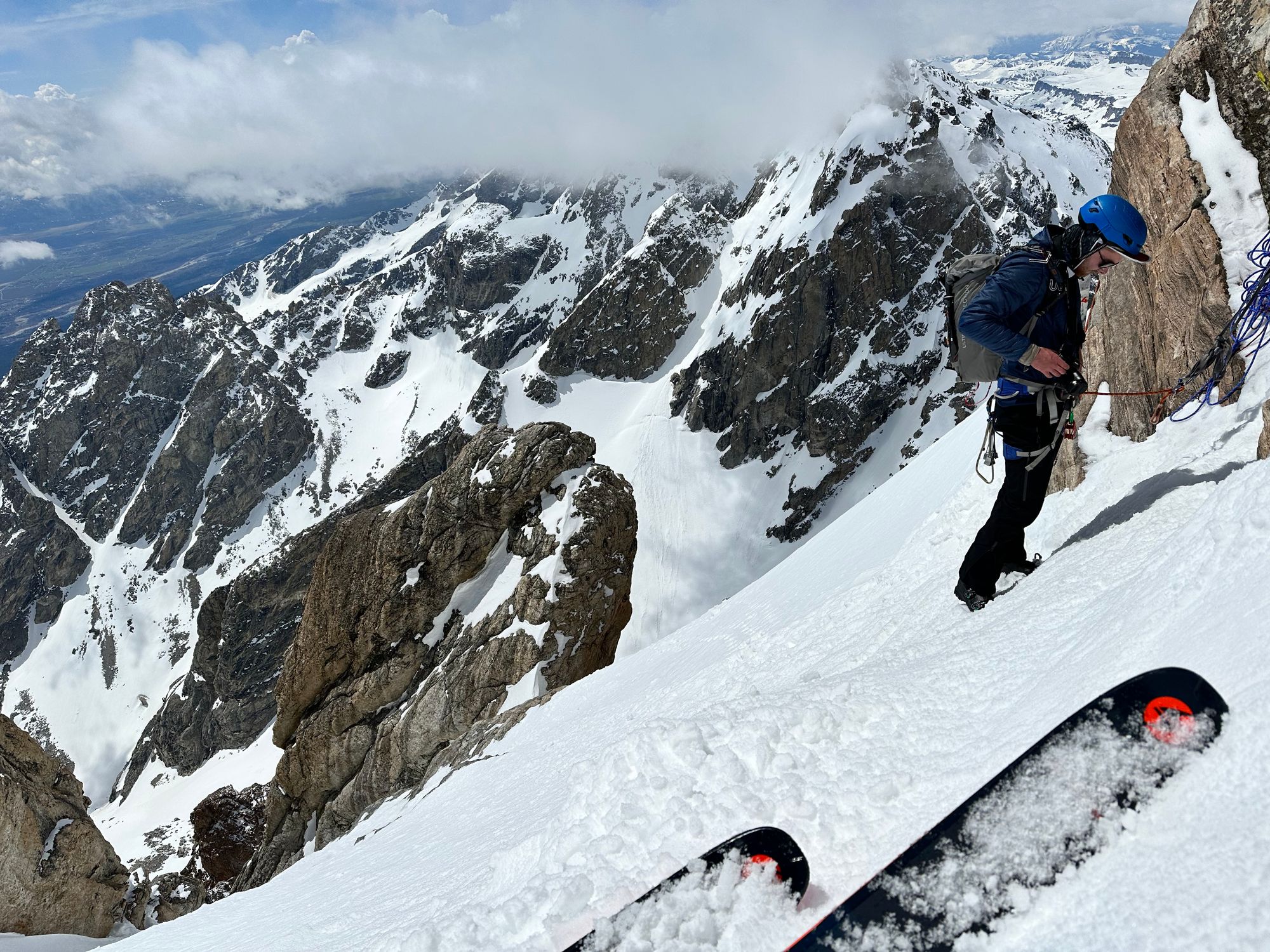 Grand Teton Ski Descent via Ford Stettner