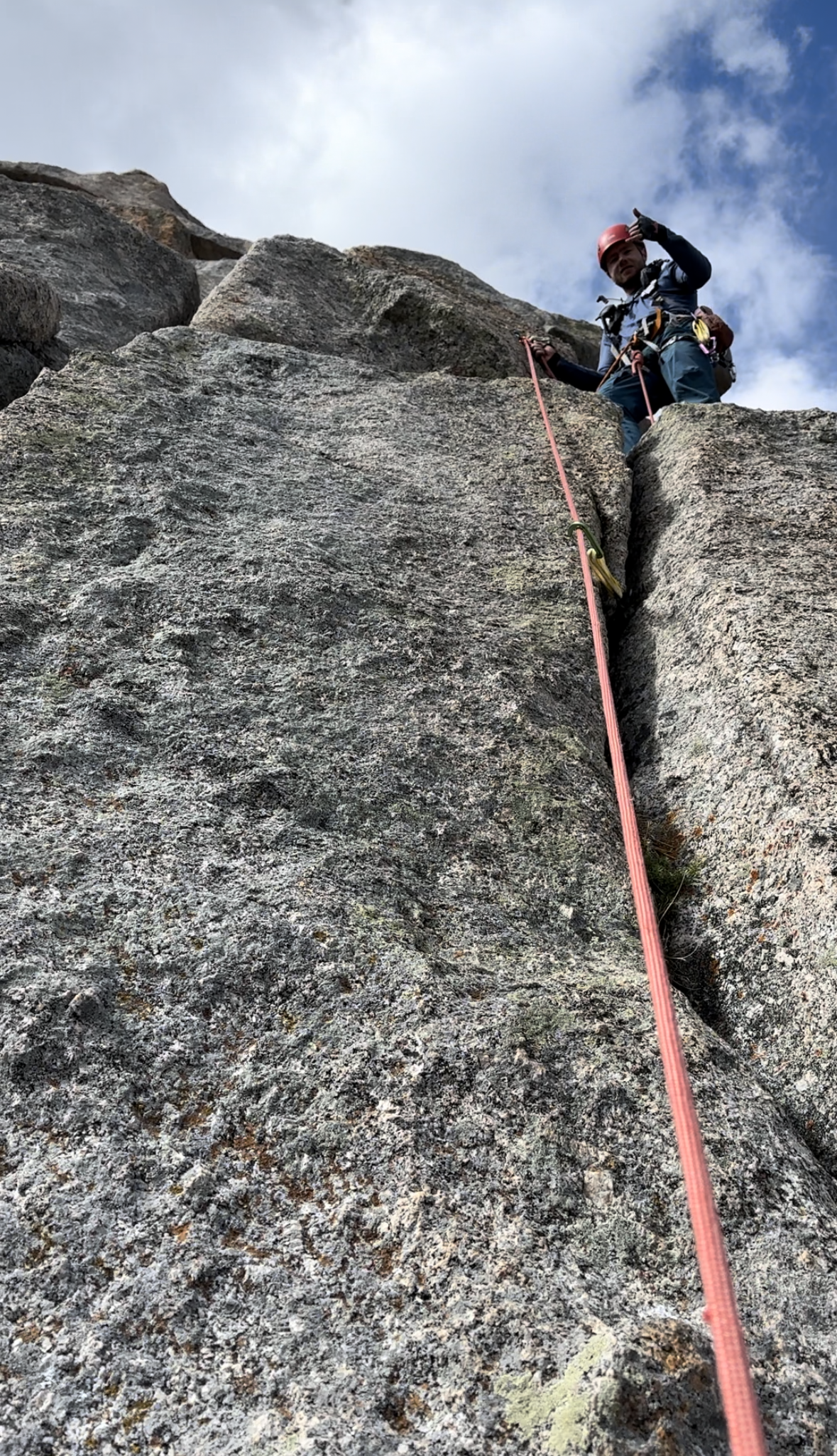 Pingora via East Face, Left-Side Cracks (5.7; 11 pitches)