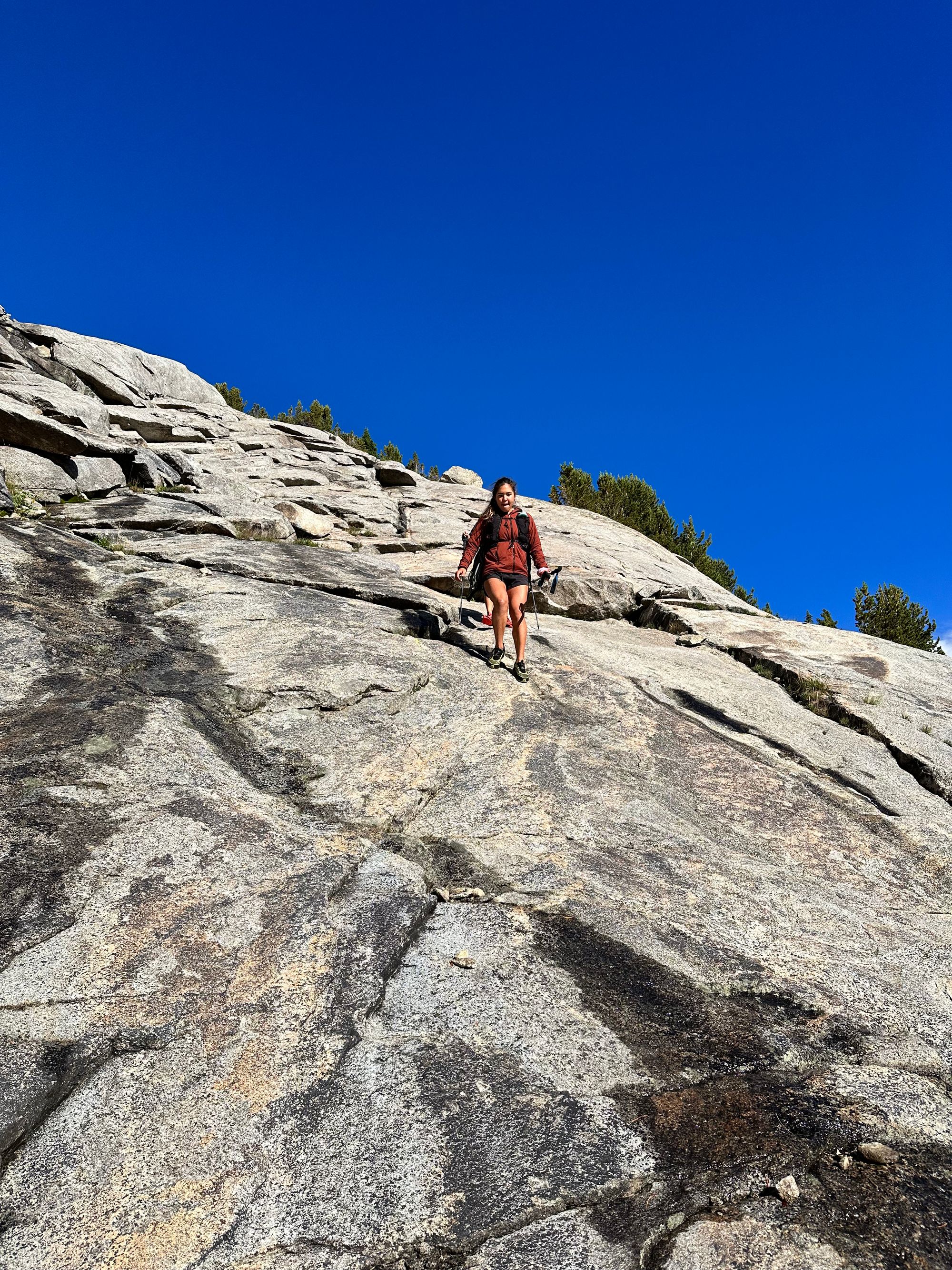 Pingora via East Face, Left-Side Cracks (5.7; 11 pitches)