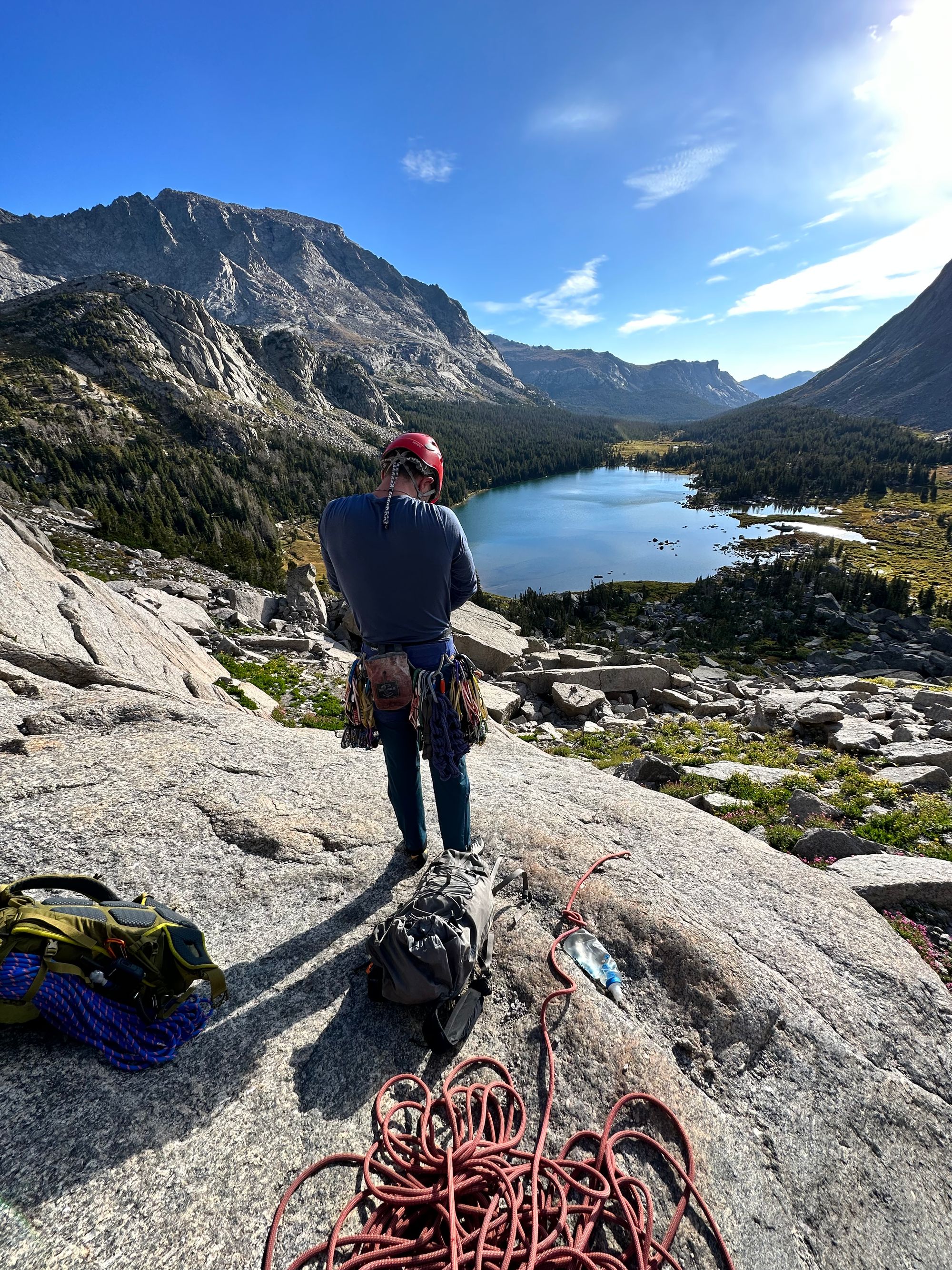 Pingora via East Face, Left-Side Cracks (5.7; 11 pitches)