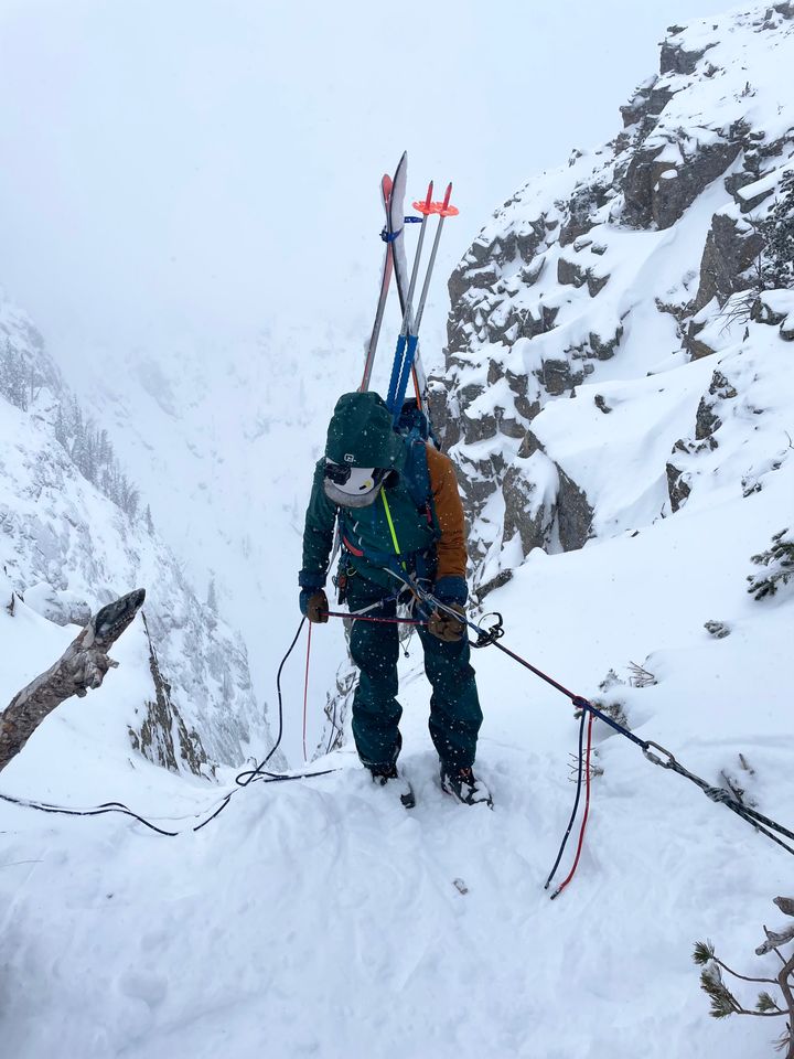 Apocalypse Couloir Ski Descent